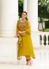 Leana By Prm Organza Embroidery Kurti With Bottom Dupatta Wholesale Shop In Surat

